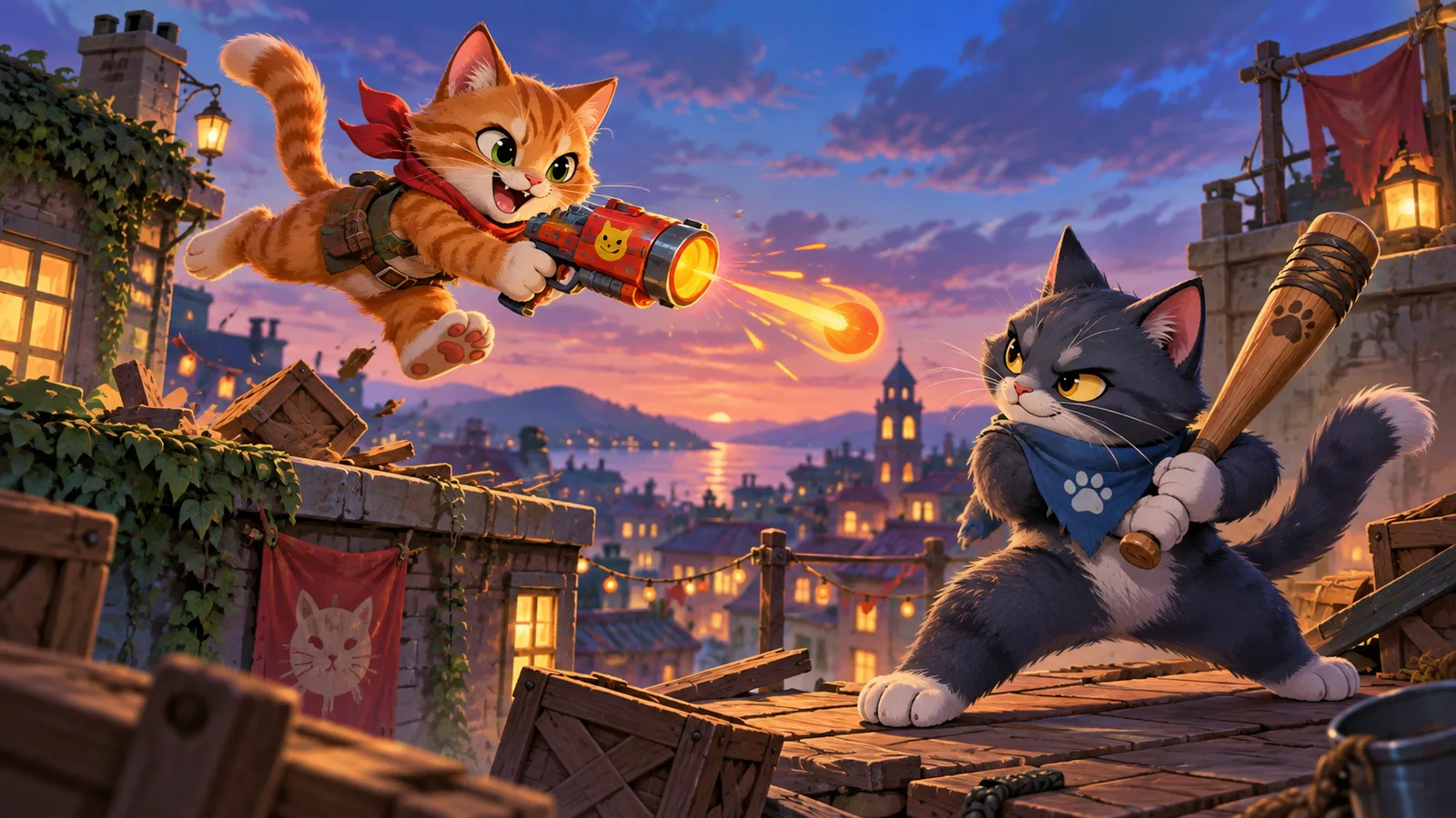 Fighting Cats